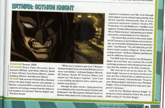 BATMAN: Gotham Knight